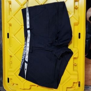 Black low rise Volcom shorts